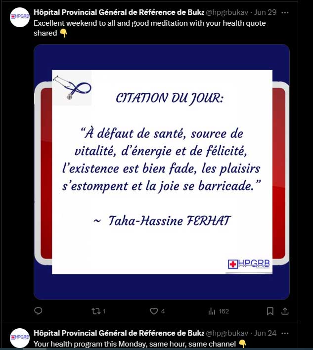 A défaut de santé, source de vitalité, d’énergie et de félicité, l’existence est bien fade, les plaisirs s’estompent et la joie se barricade.